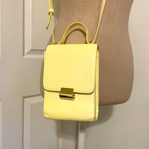 Yellow crossbody small purse